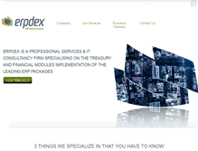 Tablet Screenshot of erpdex.com